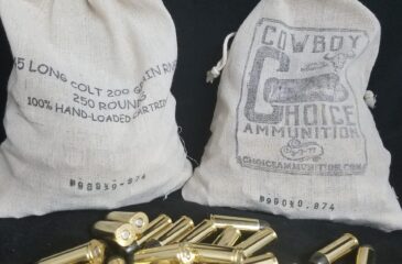 .45 Long Colt 200 Grain "WELLS FARGO BAG" Ammo! Hi-Tek Coated RNFP~100% Hand-Loaded!!