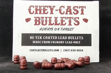 38 Cal (.358) 125gr RNFP with Hi-Tek Super Coat Chey-Cast Bullets by Choice! 500 ct