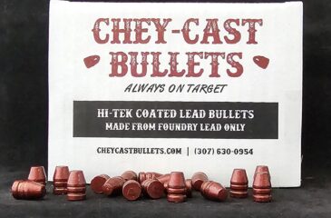 38 Cal (.358) 125gr TCFP with Hi-Tek Super Coat Chey-Cast Bullets by Choice! SAMPLE